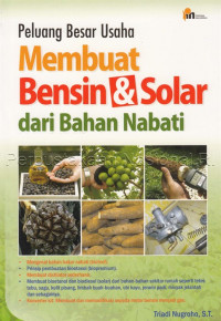 Image of Peluang besar usaha membuat bensin dan solar dari bahan nabati