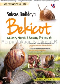 Image of Sukses budidaya bekicot : mudah, murah & untung melimpah