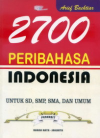 Image of 2700 peribahasa Indonesia