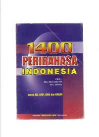 Image of 1400 PERIBAHASA INDONESIA