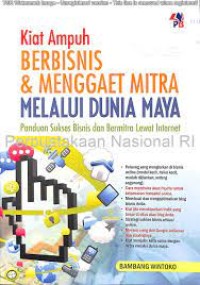 Image of Kiat Ampuh Berbisnis & Menggaet Mitra Melalui Dunia Maya