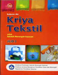 Image of Kriya tekstil untuk SMK jilid 3