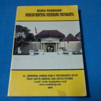 Image of Buku Panduan Museum Benteng Verdeburg Yogyakarta